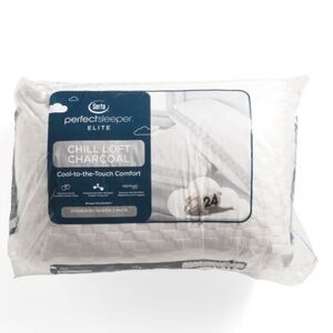 SERTA PERFECT SLEEPER ELITE
2pk 18x26 Elite Cooling Charcoal Knit Pillows